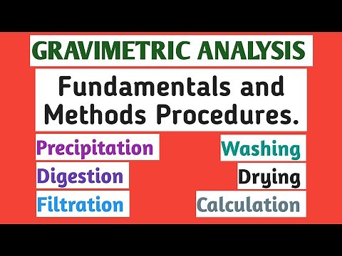Gravimetric Analysis_Basic Fundamentals and Procedures_MRB Pharmacist Preparation_D.Pharm.
