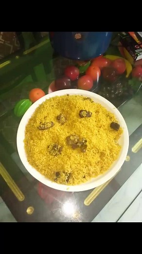 Delicious Yellow Rice Recipe with Meat and Spices
