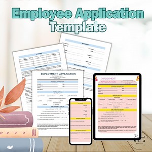 Childcare Employee Application Template: Fillable PDF & Editable Canva (digital Download) - Etsy