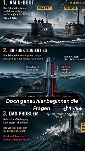 66 Tage unter Wasser… U-977 taucht Monate nach dem Krieg plötzlich auf. Offiziell erklärbar – oder doch nicht? Was ist wirklich passiert? 🔍 🎥 Mehr in unserer Highjump-Serie #u977 #uboote #geschichte #mystery #rätsel #zweiterweltkrieg #Lion_Tails_and_Legends