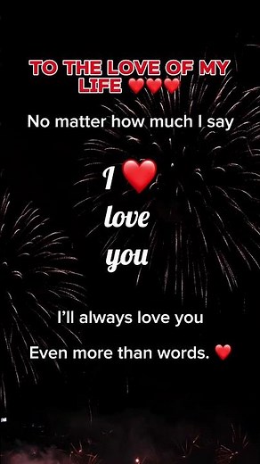 ❤️ No Matter How Much I Say “I Love You” | A Deep Love Message