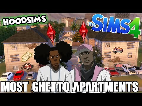 THE MOST GHETTO AND DANGEROUS HOOD IN THE SIMS 4