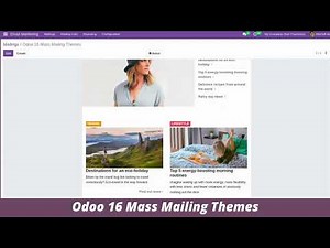 Odoo 16 Mass Mailing Themes | Odoo 16 Features