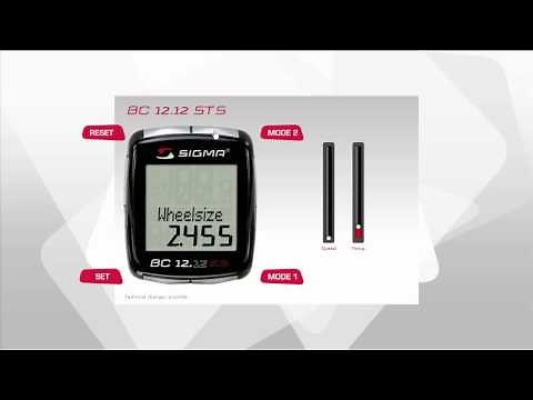 SIGMA SPORT // BC 12.12/STS // Settings (EN)