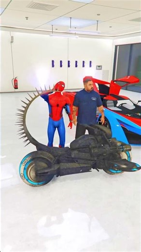 GTA V : SPIDER-MAN MODIFIED IRON MAN GOLDEN SUPER BIKE IN GTA 5 ! #gta #shorts #viral #gta #gta5