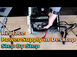 Installing Corsair TX650M PSU in Dell Desktop face down