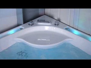 Baignoire Balnéo d'Angle HYPNOSE 1602 - 160*160*65 cm BAIGNOIRE-BULLES.COM