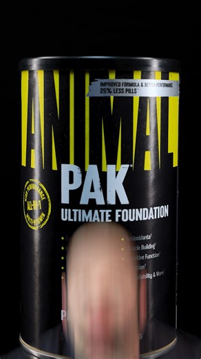 ANIMAL Pak lays the foundation for real results 💪​ Stacks with strength, size, focus — because it fuels it all. Is it in​ yours? #StackedDifferent | The Official Animal Pak page