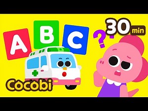 A For Ambulance! 🚑 Vehicle ABC and More Songs | Nursery Rhymes For Kids | Cocobi
