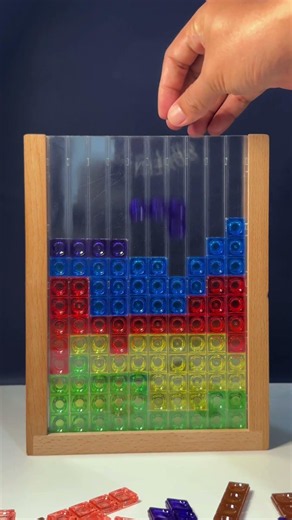 Dark Mode Tetris ASMR – Satisfying Block Stacking Challenge