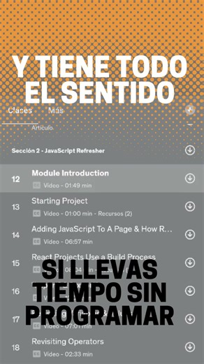 Antes de React, tocó volver a JavaScript