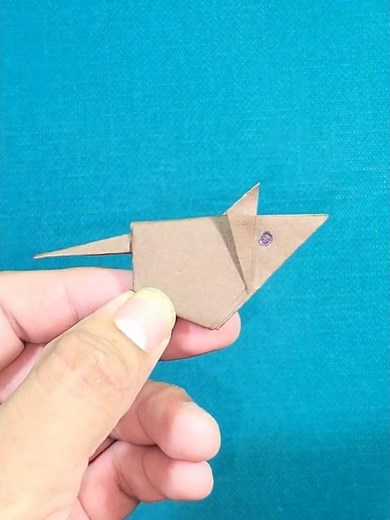 ✨ Cómo Hacer un Ratoncito de Papel | Origami Fácil Paso a Paso