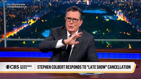 Stephen Colbert addresses "The Late Show" cancellation