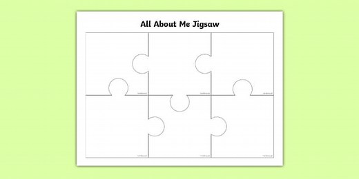 All About Me Puzzle