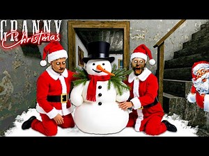PLAYING AS GRANNY CHRISTMAS UPDATE 😱 | merry santa granny grandpa horror game definition hindi video