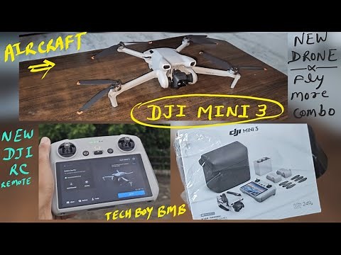 New DJI Mini 3 Unboxing | Flying More Combo | First Hand Review ||