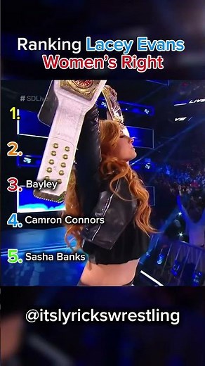 Ranking Lacey Evans’ Most Lethal Women’s Right Punches 👊💥 | Top 5 Knockouts #wwe #shorts