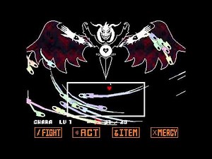 Undertale Asriel Dreemurr Boss fight [Pacifist Route]