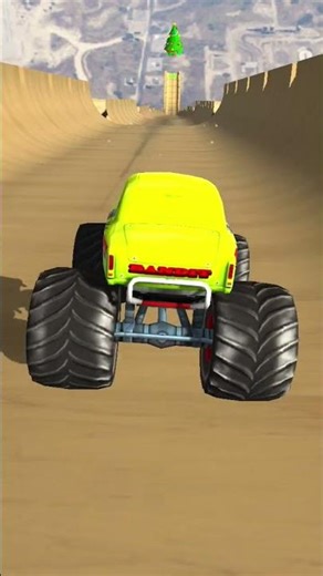 Mega Ramp Challange! Super Crazy GT Monster Truck Mega Racing Stunts | Android GamePlay