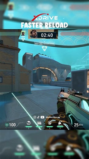 FASTER RELOADYou can reload faster with this tech. Tap the spike in the middle of the reload.