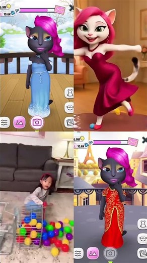 My Talking Angela – Funny Moments #mytalkingangela #shorts #funny