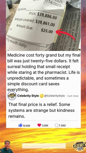 How do you process seeing a forty thousand dollar bill turn into twenty-five?