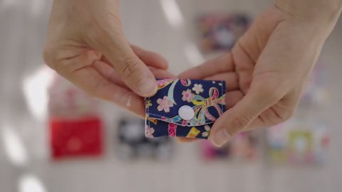 Handmade Mini Pouch – Strawberry by Ruby Star society