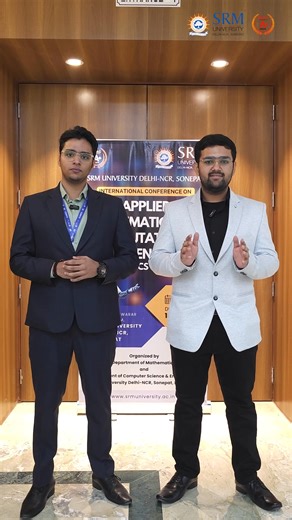 Glimpses of 2025.. 🎓✨ the International Conference on Applied Mathematics & Computational Sciences at Sri Sarveswarar auditorium, SRM University Delhi NCR Sonepat. Check out the brilliant minds that sparked fresh ideas, and explored the future of tech math.✨ Organized by Department of Mathematics in collaboration with Department of Computer Science and Engineering. 🚀📊 #SRM #AMCS #SRMUniversity #MathMagic #ComputationalSciences #ResearchReimagined | SRM University Delhi NCR, Sonepat, Haryana