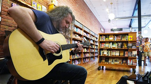 Ames Music Walk, an annual event in downtown Ames, Iowa, features local musicians