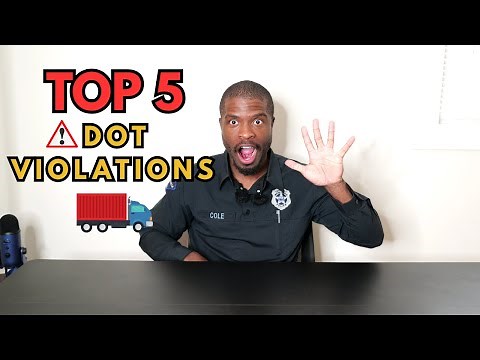 TOP 5 DOT Violations that put Truckers Out of Service
