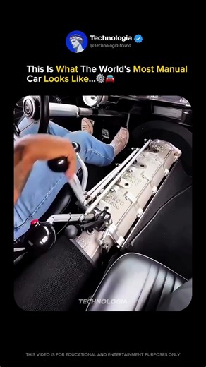 World’s most manual car..🚘⚙️