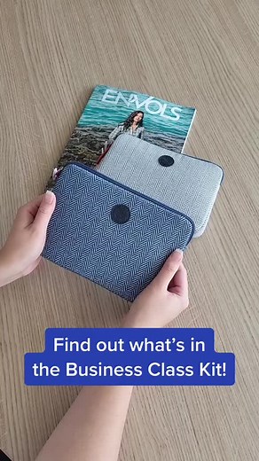 Time for an ✨unboxing✨ of Air France's Business Class Kit! #travel #plane #businessclass #airfrance