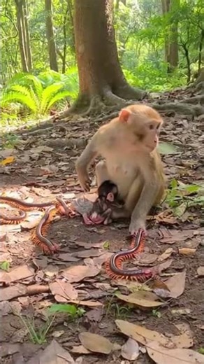 #wildlifedocumentary #animalsurvival #naturedrama #babymonkey #leopard #wildlifemoment