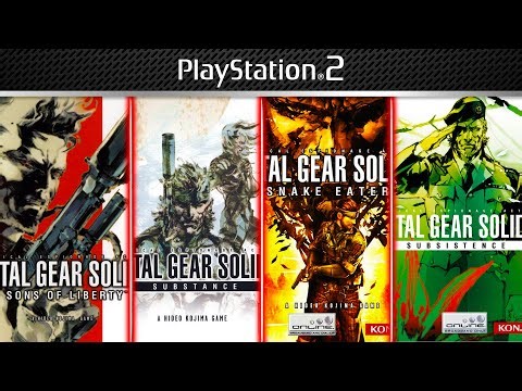 All Metal Gear Solid Games on PlayStation 2