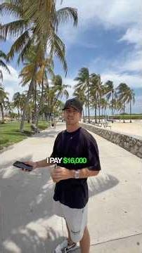 A $16,000 a month Miami condo #hometour #miami