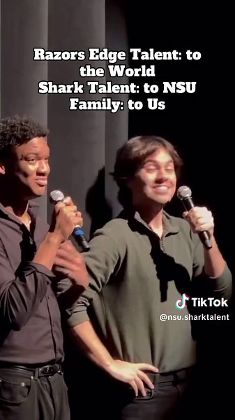 We’re definitely having the time of our lives! 💙🦈 #novasoutheasternuniversity #sharktalent #scholarshipprogram #finsup #nsu #florida