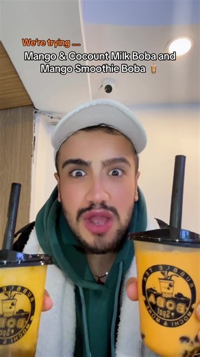 Mango and Coconut Milk Boba Taste Test