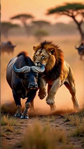 Epic Lion vs Buffalo Fight | Real Wild Animal Attack