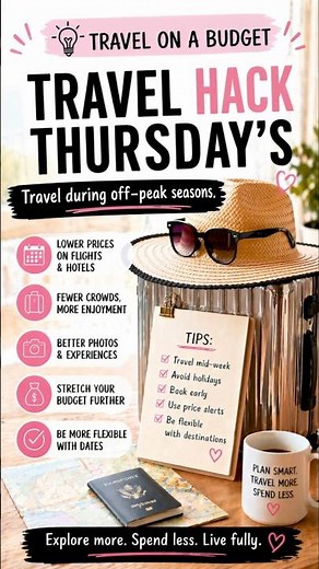 Travel on a Budget | Travel Hack Thursday's. #traveltips #budgettravel