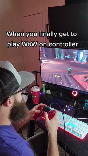 Playing World of Warcraft with a Controller