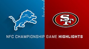 Lions vs. 49ers highlights | NFC Championship Game