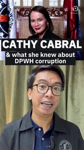 Rappler on Instagram: "Who was ex-DPWH Undersecretary Cathy Cabral? If there was one person who knew what was what in the DPWH, our sources say it was Catalina Cabral, who worked there for 40 years until she resigned recently as undersecretary. Now that she's gone, how will investigations of flood control corruption proceed? Jairo Bolledo reports."