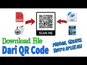 Wajib coba, CARA AUTO DOWNLOAD FILE DARI QRCODE