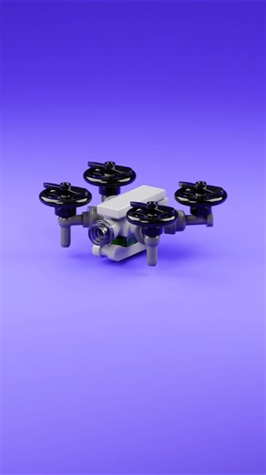 LEGO Mini Camera Drone 📸 MOC Mini Bricks Build