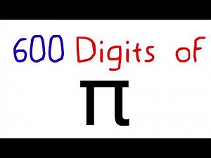 600 Digits of Pi (Thumbnail 2028)