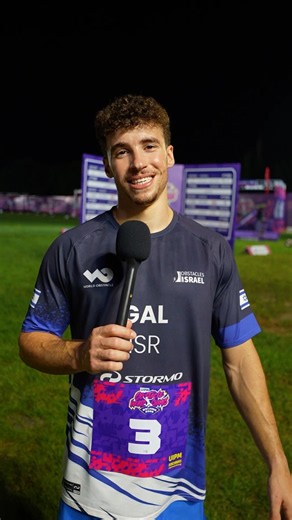 A quick interview with the 400m Obstacle World Champion! 🏆🔥What an incredible race to watch! 🤯