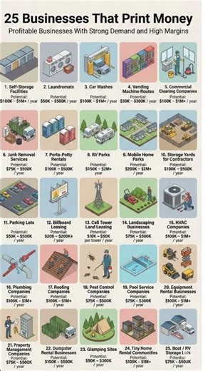 25 Businesses that Print Money