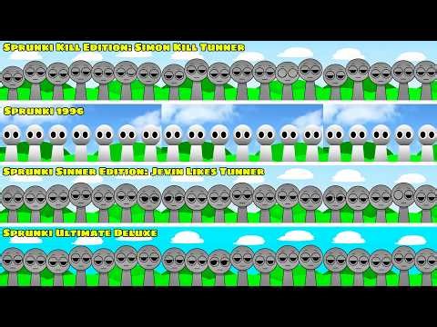 Mix all together characters in Sprunki| From Sprunki ( Kill Edition: Simon Kill Tunner vs 1996 ...)