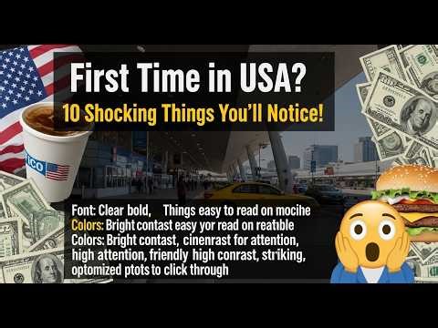 First Time in America? 10 Shocking Things You Must Know!