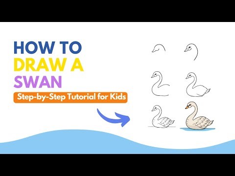 Swan Drawing Tutorial - Easy and Elegant Step by Step Guide for Kids